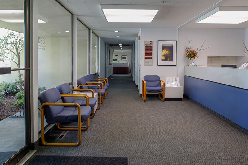 Reception area at Monterey Peninsula Dental Group